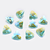 Faceted Glass Rhinestone Charms RGLA-F050-A-202PS-1