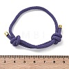 Adjustable Nylon Round Milan Cord Slider Bracelet Making FB-H001-01G-02-3