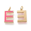 Brass Enamel Pendants KK-R139-01E-2