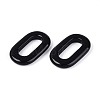 Natural Black Obsidian Pendants G-Q601-12H-2