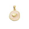 Brass Enamel Pendants KK-M314-08C-G01-1