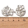 304 Stainless Steel with Crystal Rhinestone & ABS Plastic Imitation Pearl Pendants RB-CBAB7FA-01P-3