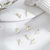 8Pcs Brass Charms KK-LP0001-85Y-1