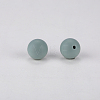 Round Silicone Focal Beads SI-JX0046A-43-2