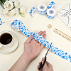Polyester Grosgrain Ribbons OCOR-WH0070-337-3