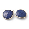Natural Lapis Lazuli Pendants G-B009-07G-C-3
