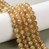 Natural Yellow Garnet Beads Strands G-Z129-C01-7mm-01-1