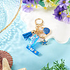 Star Resin & Shell Keychains KEYC-TAC00087-01L-4
