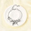 Alloy European Beads Charm Bracelets BJEW-F495-04P-1