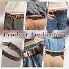 4Bags 2 Colors Cowhide Belt Loop Keepers FIND-PH0061-98A-5