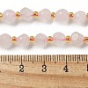 Natural Rose Quartz Beads Strands G-K387-A08-01-5