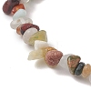 Natural Mixed Gemstone Chips Bead Stretch Bracelets for Women BJEW-JB13237-4