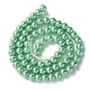 Eco-Friendly Dyed Glass Pearl Beads Strands HY-A008-6mm-RB108-2