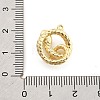 Brass Micro Pave Cubic Zirconia Pendants KK-M321-01G-G02-3