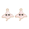 Alloy Enamel Pendants AL-CBAE435-17G-02-1