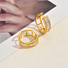 Brass Hoop Earrings KZ9800-5