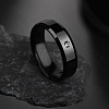 304 Stainless Steel with Crystal Rhinestone Finger Rings FS-WG3A8F6-03-1