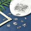 10 Styles Pirate Theme Tibetan Style Alloy Pendants FIND-SC0012-73-10