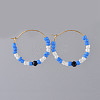 (Jewelry Parties Factory Sale)316L Surgical Stainless Steel Hoop Earrings EJEW-JE03690-2