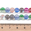 Electroplated Synthetic Moonstone Beads Strands G-C131-B01-01-4