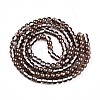 Baking Paint Transparent Glass Beads X1-DGLA-N011-6mm-09-2