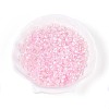 Transparent Spray Painted Glass Beads X1-EGLA-N018-4mm-11-1