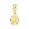 Brass Enamel Fruit European Dangle Charms KK-Z090-08G-07-1