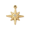 304 Stainless Steel Rhinestone Pendants STAS-I322-33G-01-1