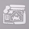 3D House Frame Carbon Steel Cutting Dies Stencils DIY-F050-04-2