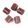 Synthetic Strawberry Quartz European Beads G-P520-05I-1