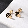 304 Stainless Steel Stud Earrings EJEW-F396-02A-G-6