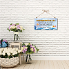 Printed Natural Wood Hanging Wall Decorations WOOD-WH0112-82B-5