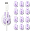 Yeah Gesture Thumb Shape Plastic Cable Organizer Clips PL-FZCA1FC-01E-1