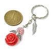 Resin & Alloy & Glass Keychain KEYC-MZ00015-04-3