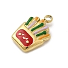 304 Stainless Steel Enamel Pendants STAS-I355-12G-06-2