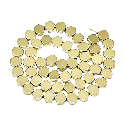 Electroplate Non-magnetic Synthetic Hematite Beads Strands G-S352-61-1