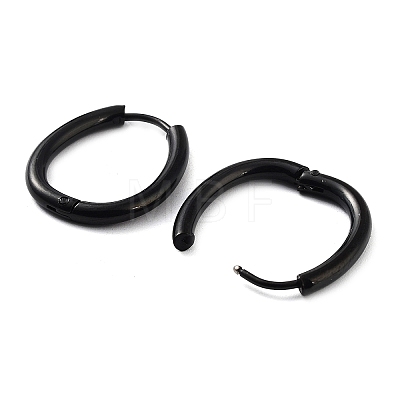 Stainless Steel Hoop Earrings EJEW-P232-02EB-1