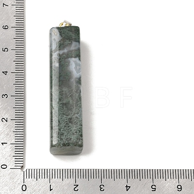 Natural Moss Agate Big Pendants G-F820-03P-01-1