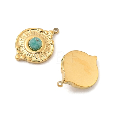 Natural Amazonite Pendants STAS-F312-15G-01-1