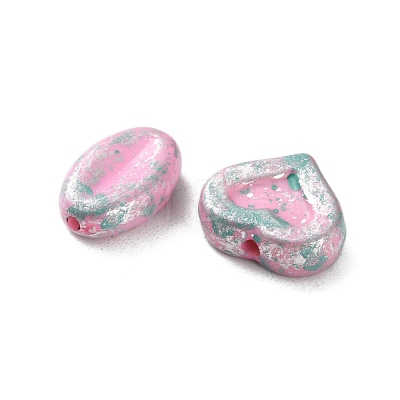 Opaque Acrylic Beads OACR-M015-16B-1