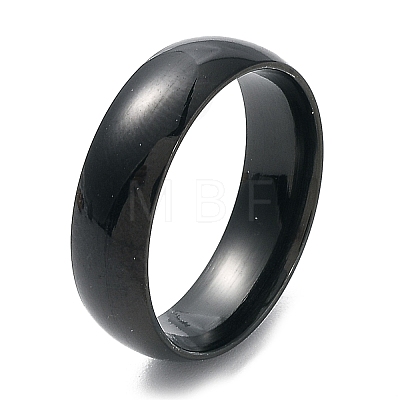 Ion Plating(IP) 304 Stainless Steel Flat Plain Band Rings STAS-I160-A-21mm-B-1