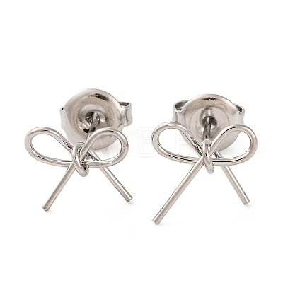 Non-Tarnish 304 Stainless Steel Stud Earrings EJEW-G395-26P-1