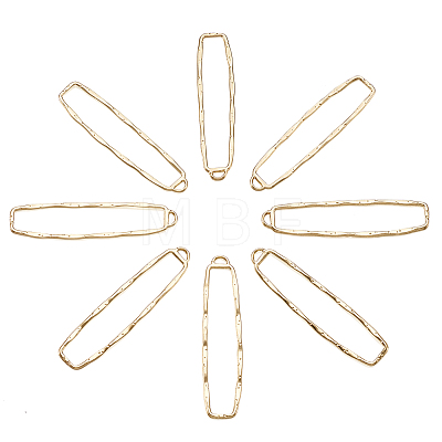 10Pcs Alloy Open Back Bezel Big Pendants PALLOY-TAG0001-01-1