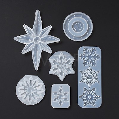DIY Snowflake Wind Chime Making Kit DIY-D070-01P-1