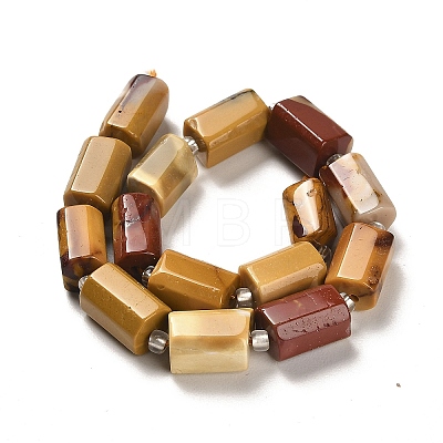 Natural Mookaite Beads Strands G-N327-06-22-1