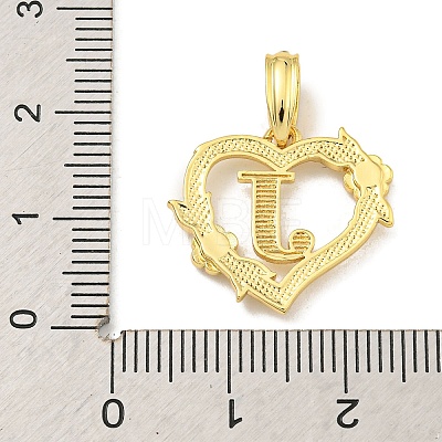 Heart Brass Pendants KK-I714-04G-J-1