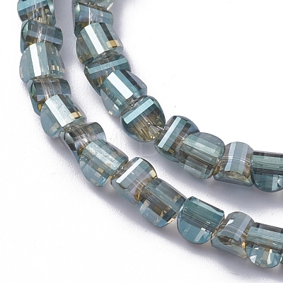 Electroplate Glass Beads Strands EGLA-L023A-FR02-1