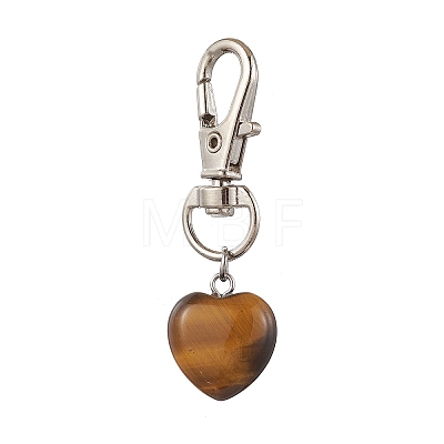 Gemstone Pendant Decorations HJEW-JM02908-1