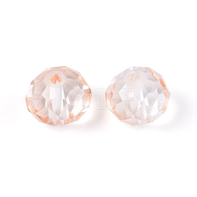 Baking Paint Transparent Glass Beads X1-GLAA-N011-10mm-09-1