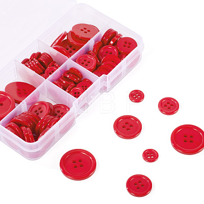4-Hole Resin Buttons RESI-TA0004-11A-04-1